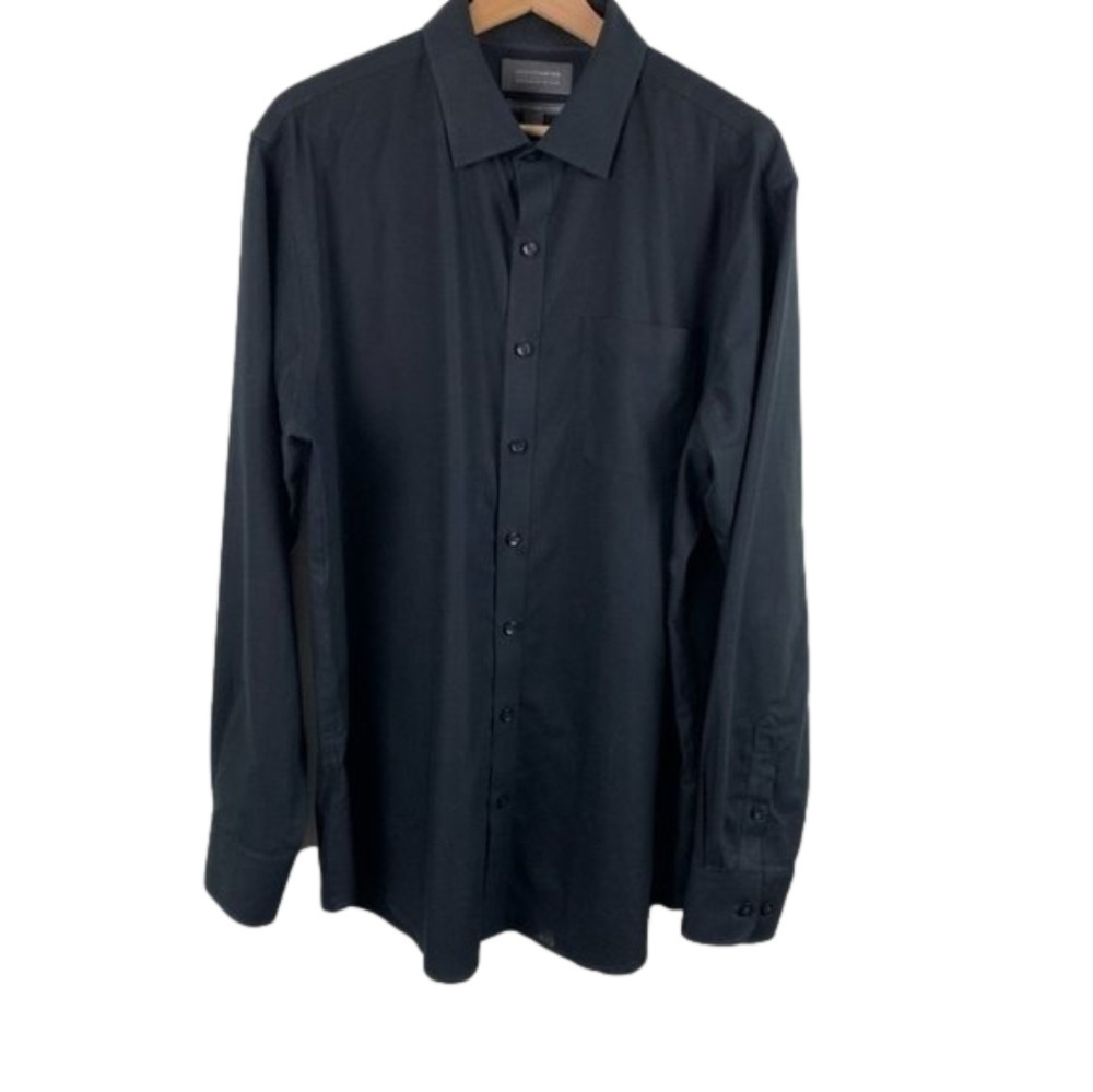 𝅺Denver Hayes Never-Iron  Classic Fit Button-Up